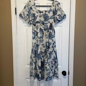 “SundayUp” floral midi